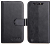 LEATHER FLIP CASE for Blackview  BV5500 Black (BULK) (OEM)